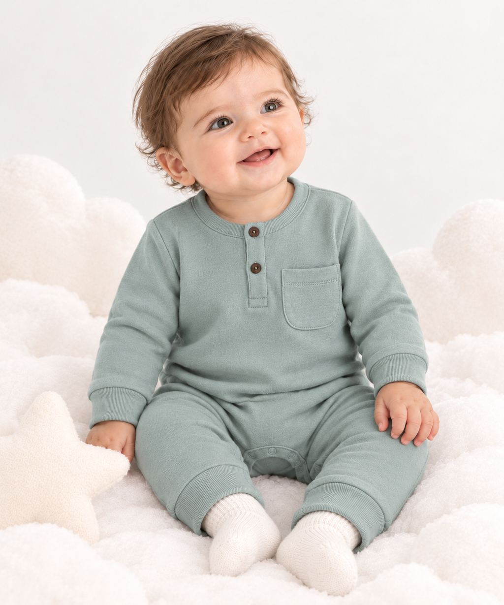 Little Cloud Romper - Sage