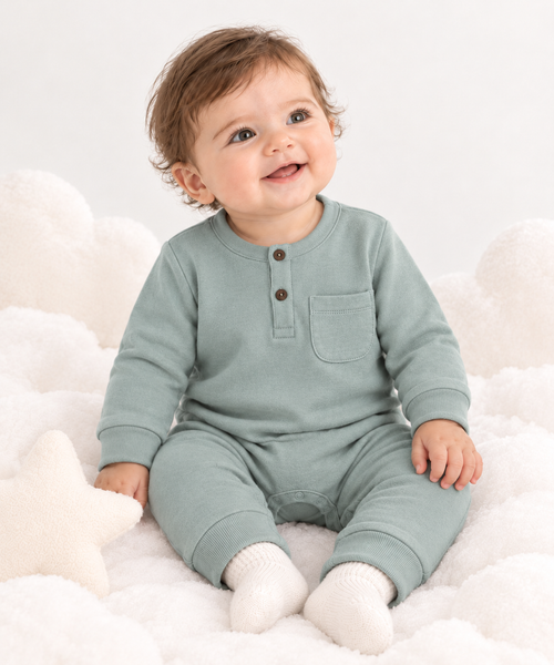 Little Cloud Romper - Sage